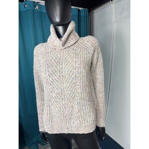 Madewell Confetti Knit Turtleneck Sweater Women's XS Extra Small Cozy